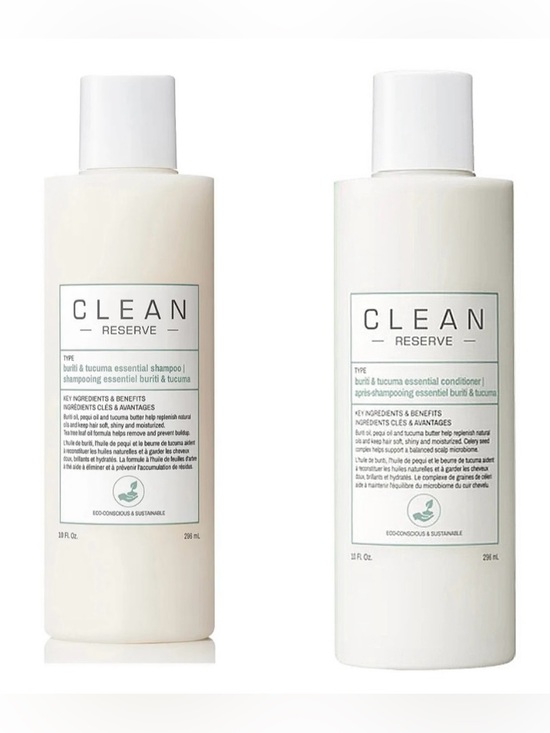 Clean Reserve Other - Clean Reserve Buriti & Tucuma Moisturizing
Hair Shampoo & Conditioner 296 ml